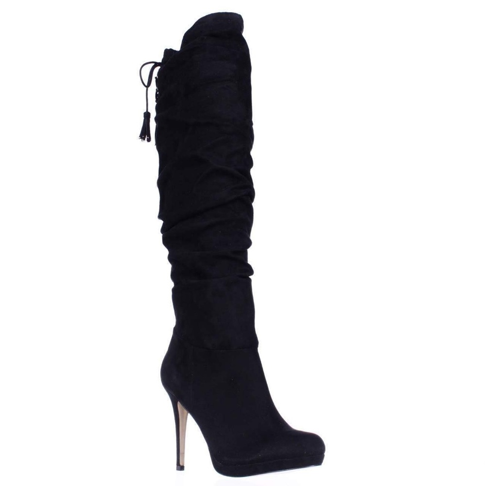 Thalia Sodi Taupe Knee High Boots 9.5 - Picture 9 of 10